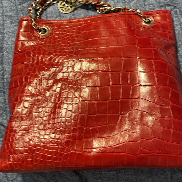 Soft Croco Leather bag by DKNY - Picture 5 of 10